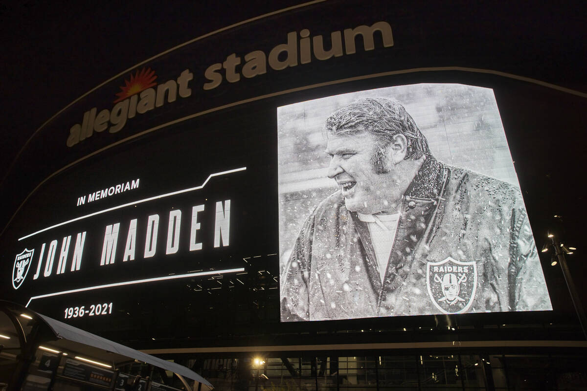 A tribute to John Madden, the Super Bowl-winning coach of the Raiders and a legendary broadcast ...