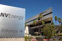 NV Energy's headquarters building on 6226 W. Sahara Ave., in Las Vegas. (Bizuayehu Tesfaye/Las ...