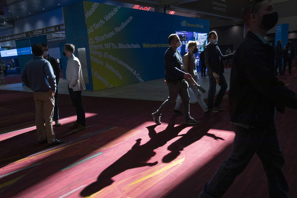 The third day of the CES tech show is underway at the Las Vegas Convention Center on Friday, Ja ...
