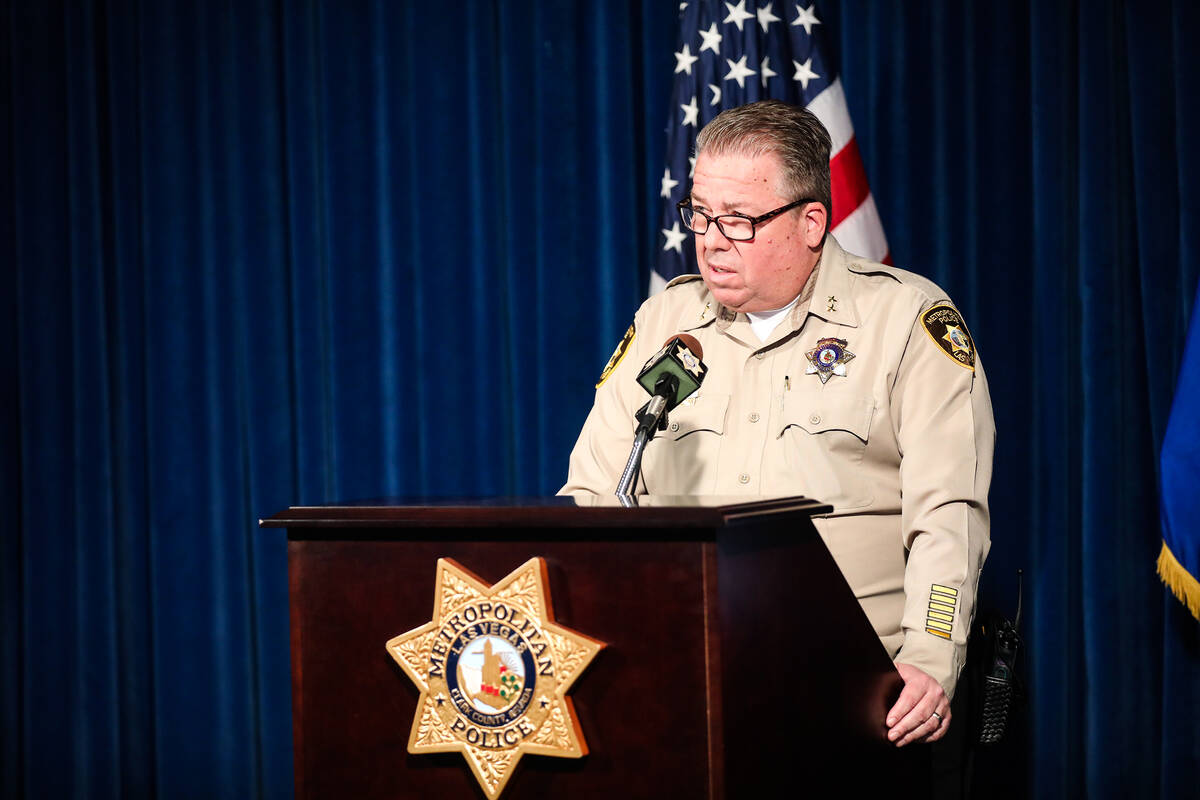 Metropolitan Police Assistant Sheriff John McGrath addresses the media about a fatal Metro shoo ...