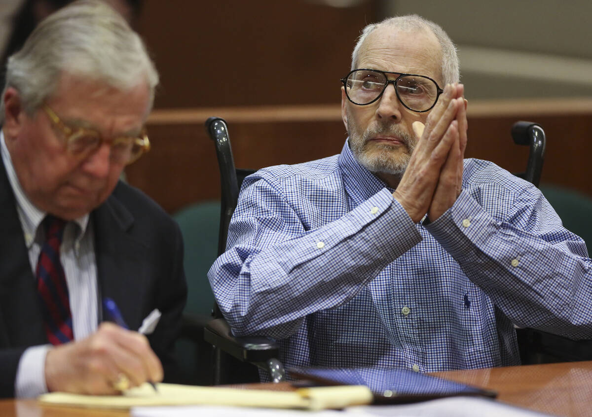 Real estate heir Robert Durst appears in a Los Angeles Superior Court Airport Branch with defen ...
