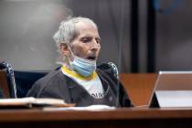 New York real estate scion Robert Durst, 78, sits in the courtroom as he is sentenced to life i ...