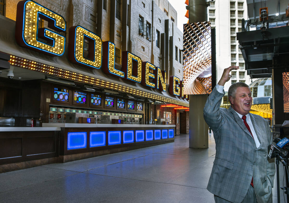 Derek Stevens talks about the history and his ownership of the Golden Gate which is celebratin ...