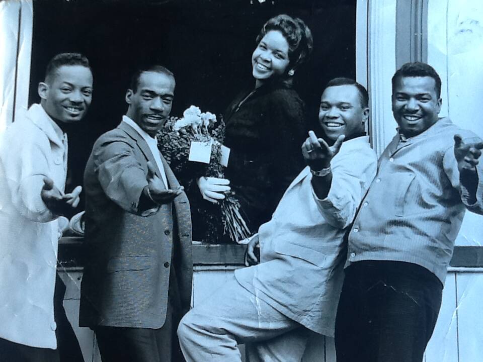 Sonny Turner, second from right, is shown in this undated photo with The Platters. (Michelle Jo ...