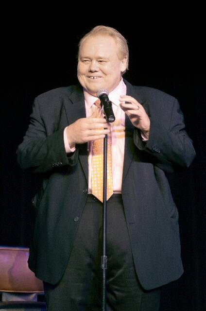 Comedian Louie Anderson performs in the showroom at the Plaza. (Review-Journal file)
