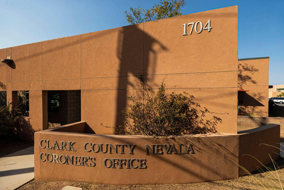 The Clark County Coroner’s office in Las Vegas. (Benjamin Hager/Las Vegas Review-Journal) @be ...