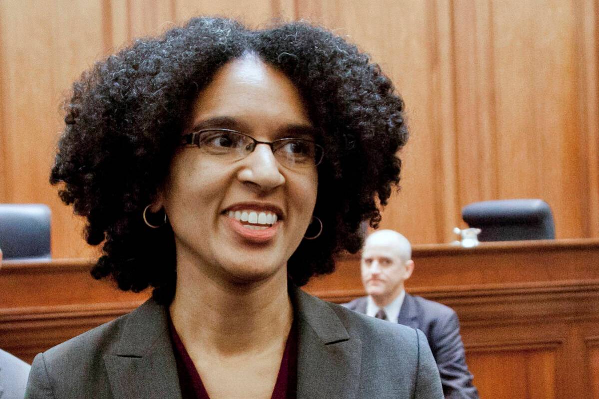 Deputy assistant U.S. attorney general Leondra Kruger, stands during her confirmation hearing t ...