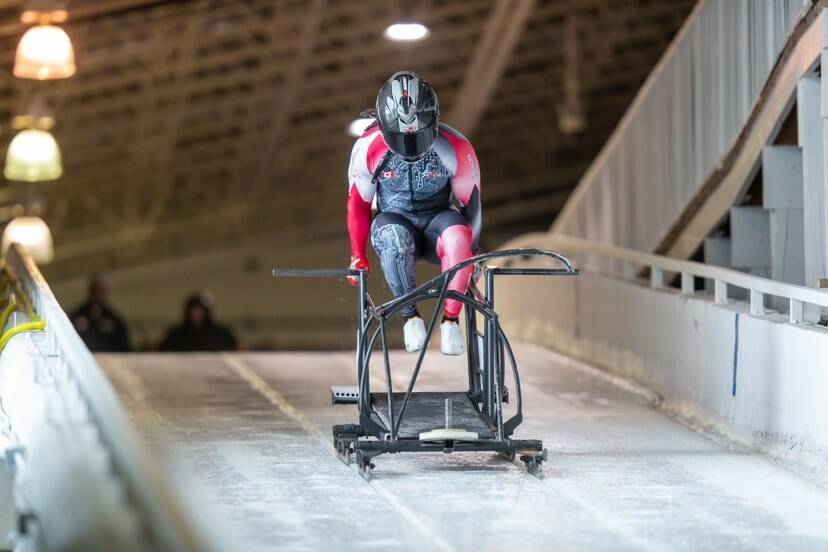 Former UNLV running back Shaquille Murray-Lawrence is on Canada's Olympic bobsled team. Photo c ...