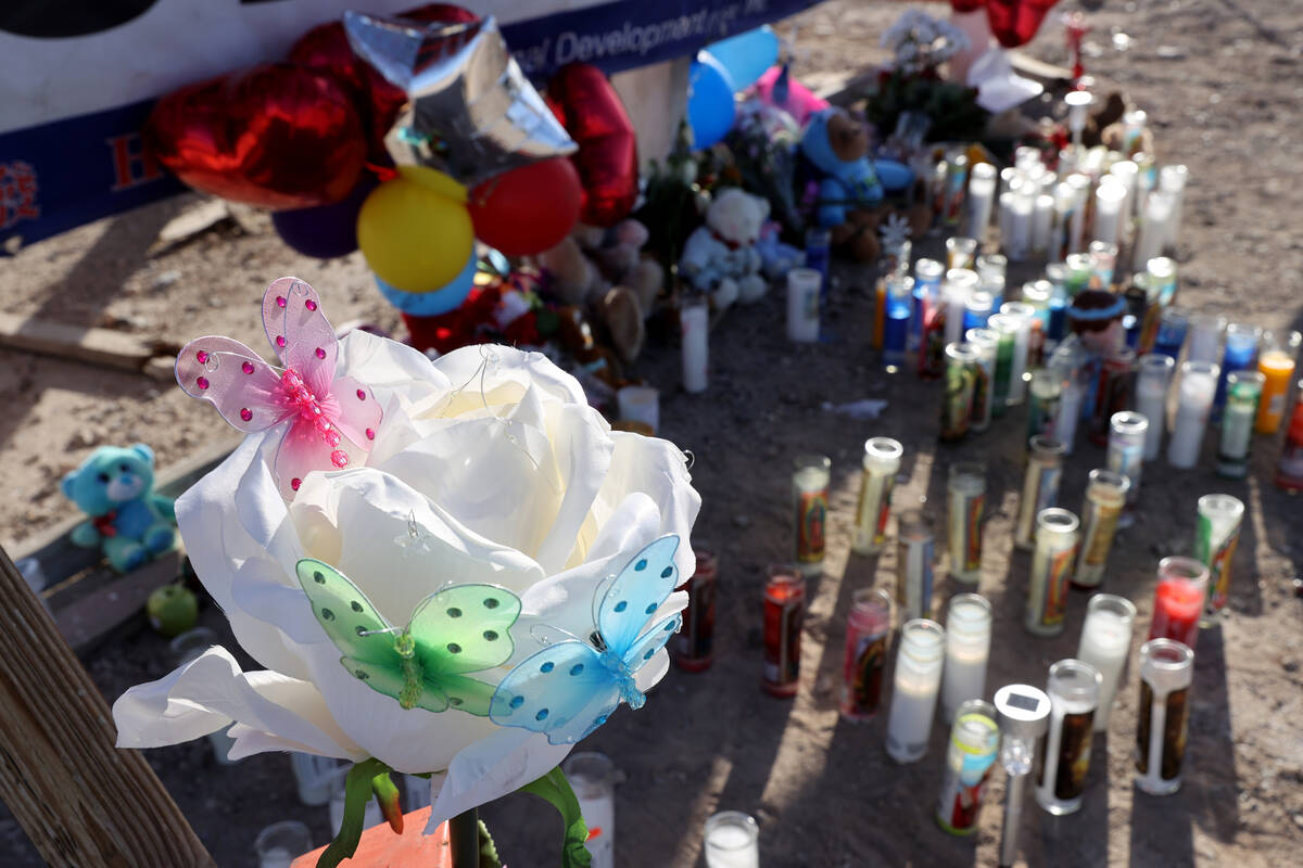 A memorial grows at the site of six-vehicle crash that left nine dead at the intersection of Ch ...