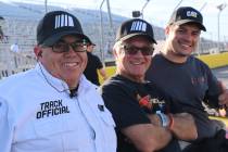Former NASCAR truck series racer T.J. Clark, middle, has helped rescue short track racing at th ...