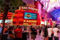 This June 4, 2020, file photo shows Boyd Gaming Corp.'s Fremont hotel-casino in downtown Las Ve ...