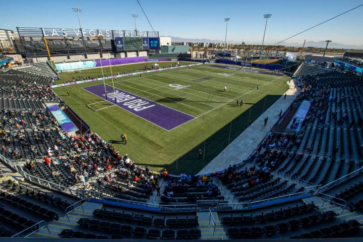 AFC Pro Bowl players will soon take the field for practice at the Las Vegas Ballpark on Thursda ...