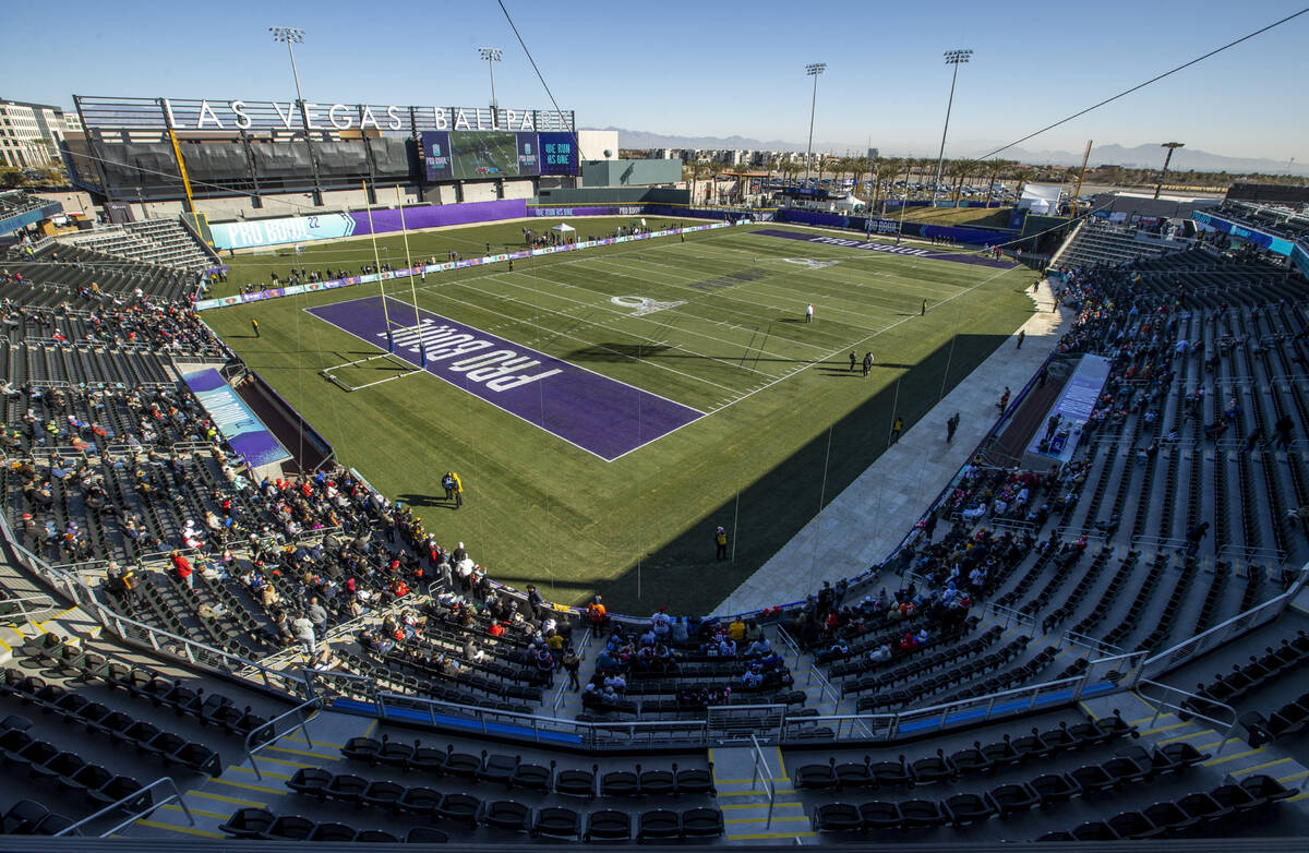 AFC Pro Bowl players will soon take the field for practice at the Las Vegas Ballpark on Thursda ...