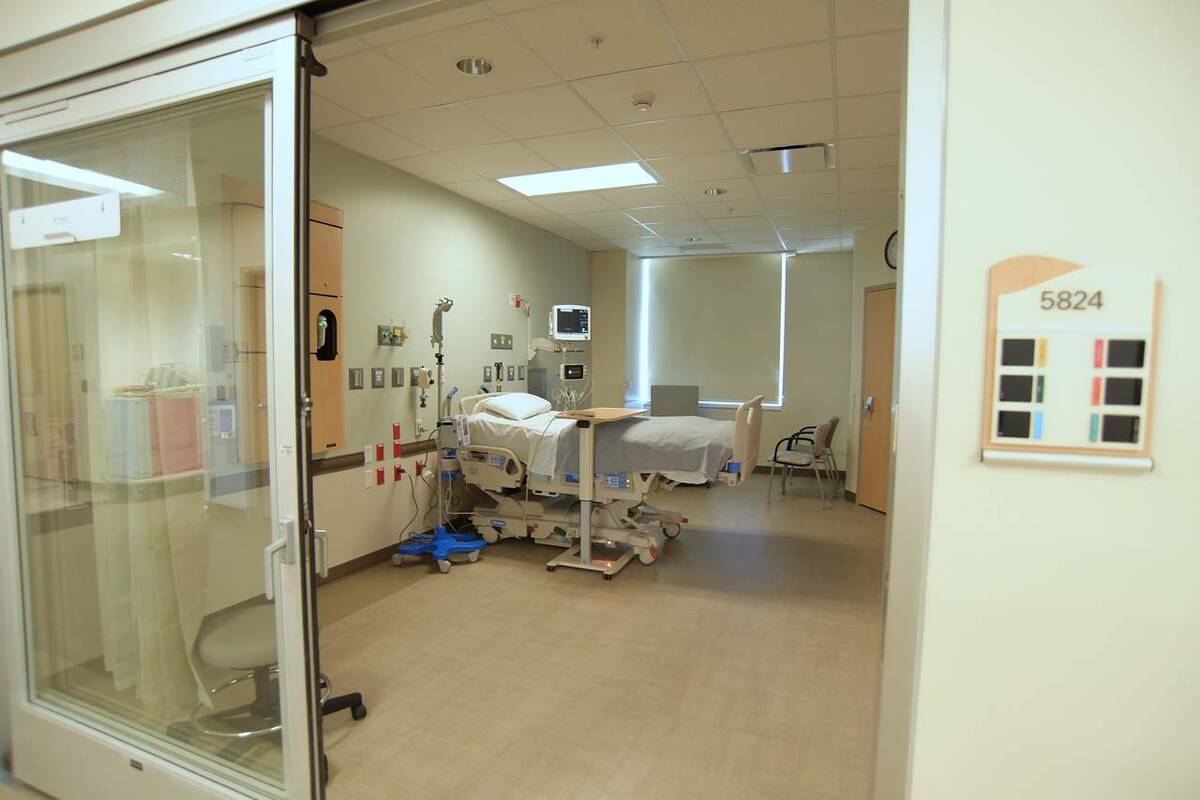 Intensive care unit in expansion at Sunrise Hospital and Medical Center (Sunrise Hospital and M ...