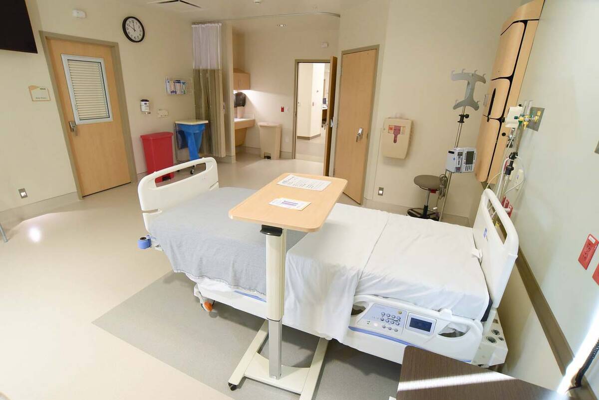 Patient room in expansion at Sunrise Hospital and Medical Center (Sunrise Hospital and Medical ...