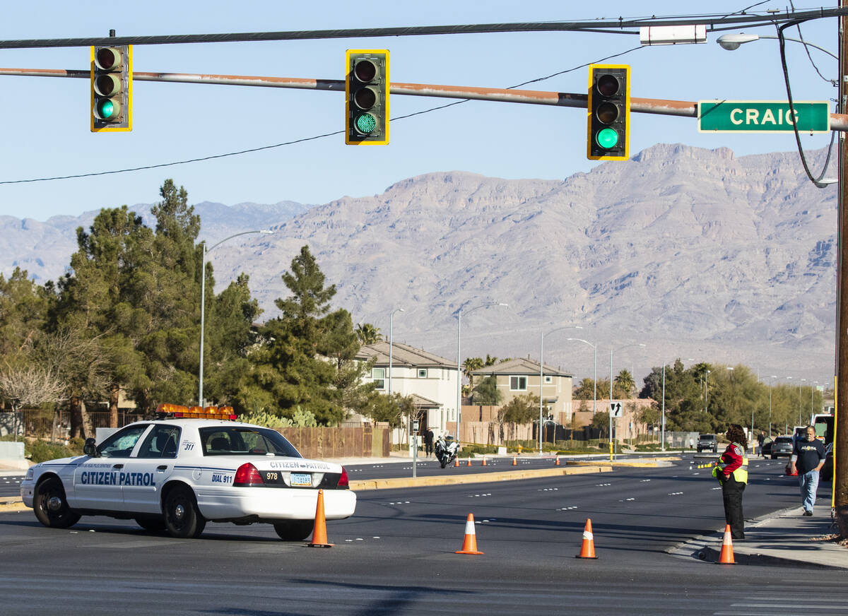 The North Las Vegas police is investigating after a bicyclist was killed after he was struck by ...