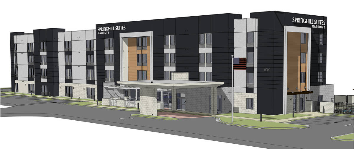 An artist's rendering of a new SpringHill Suites hotel by Nigro Development in the southern Las ...