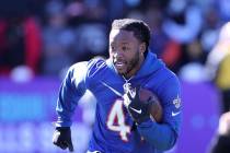 Alvin Kamara of the New Orleans (Gregory Payan/AP Images for NFL)