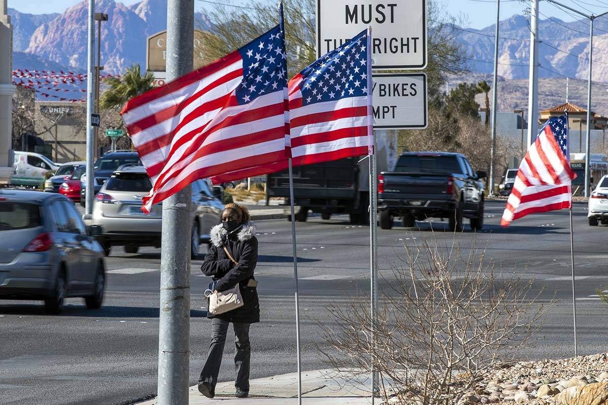 Gusty winds and blowing dust are expected in the Las Vegas Valley on Tuesday. (L.E. Baskow/Las ...