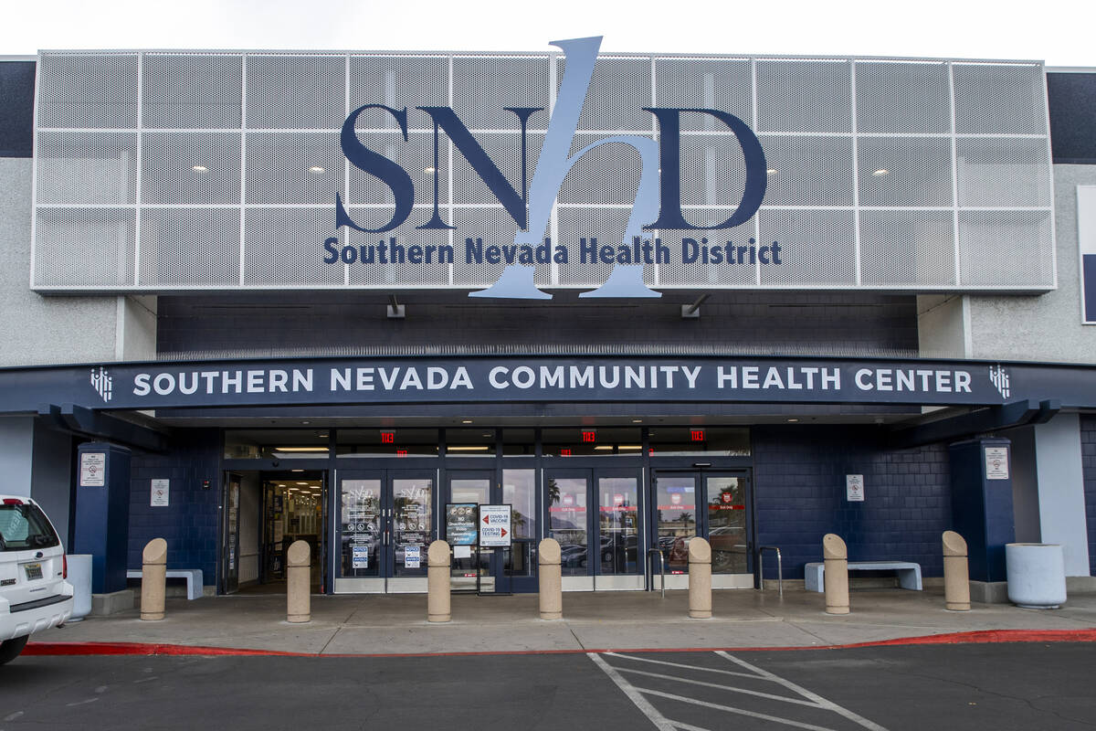 COVID-19 vaccination clinic at the Southern Nevada Health District on Thursday, Dec. 9, 2021, i ...