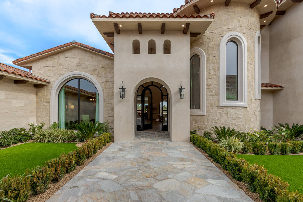 Ex-Raiders coach Jon Gruden's house in Las Vegas' Southern Highlands community, seen here, was ...