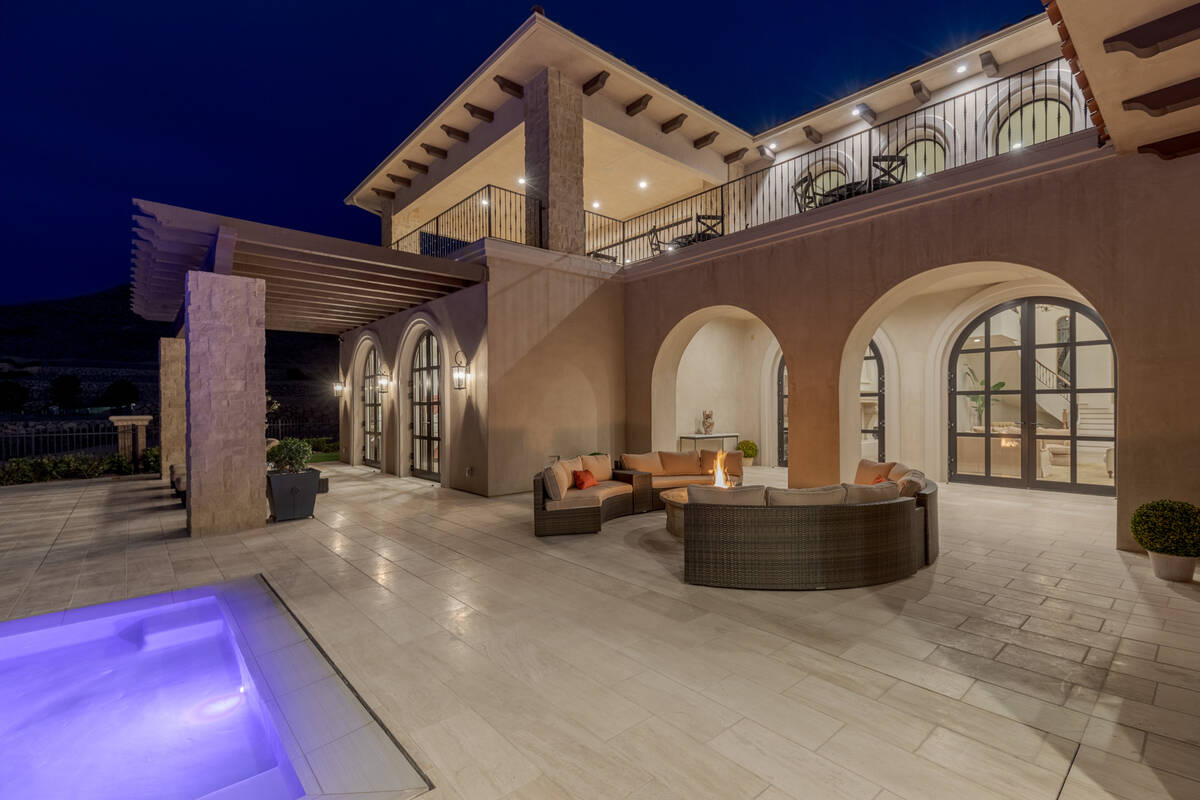 Ex-Raiders coach Jon Gruden's house in Las Vegas' Southern Highlands community, seen here, was ...