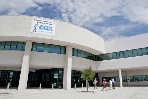 Cox Communications in Las Vegas, Vegas Drive near Martin Luther King Boulevard. (Las Vegas Revi ...