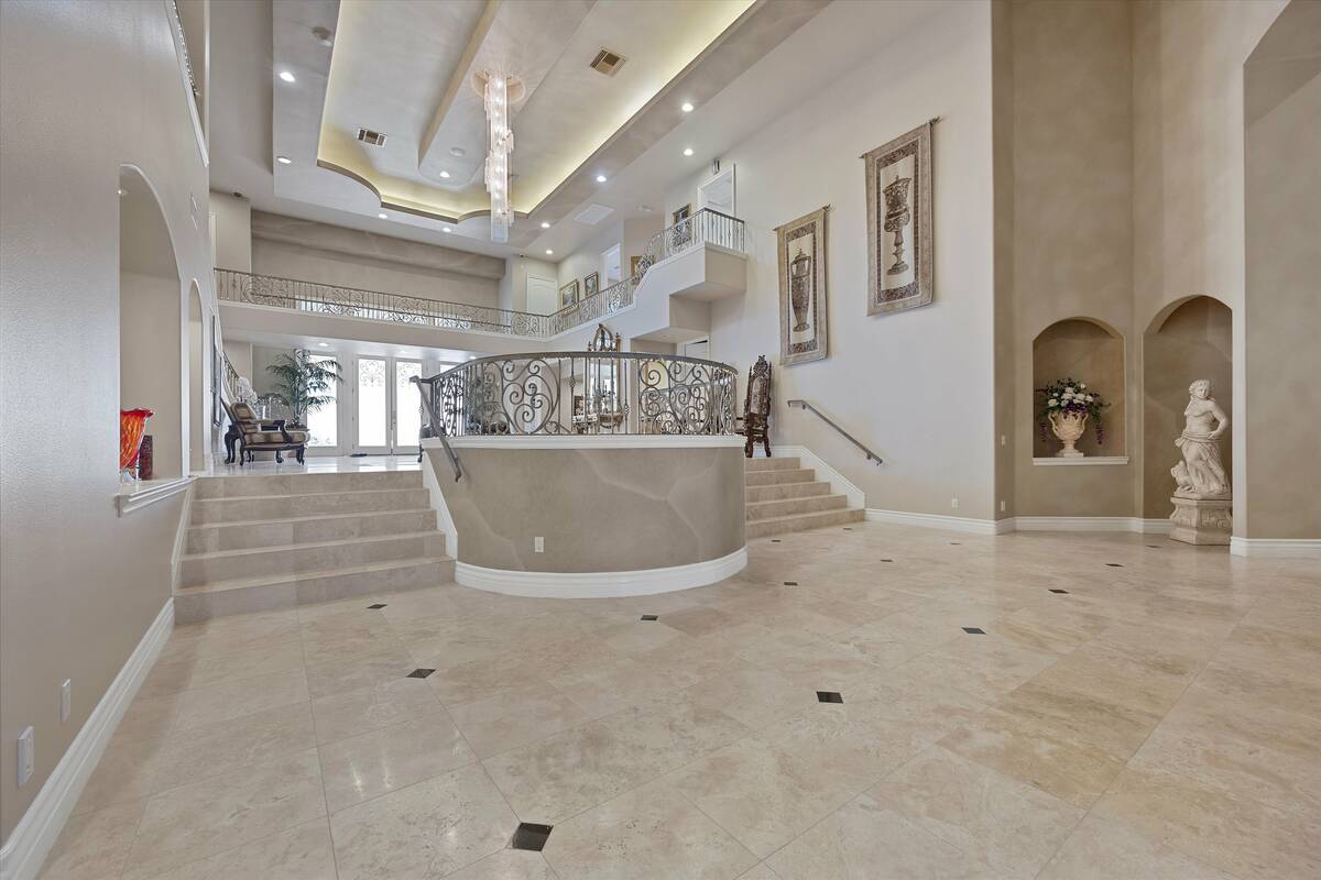 A Las Vegas mansion that pop star Michael Jackson once rented, seen here, is now listed for $9. ...