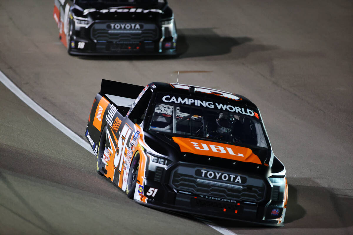 Kyle Busch (51) competes in the Nascar Camping World Truck Series 5th Annual Victoria’s ...