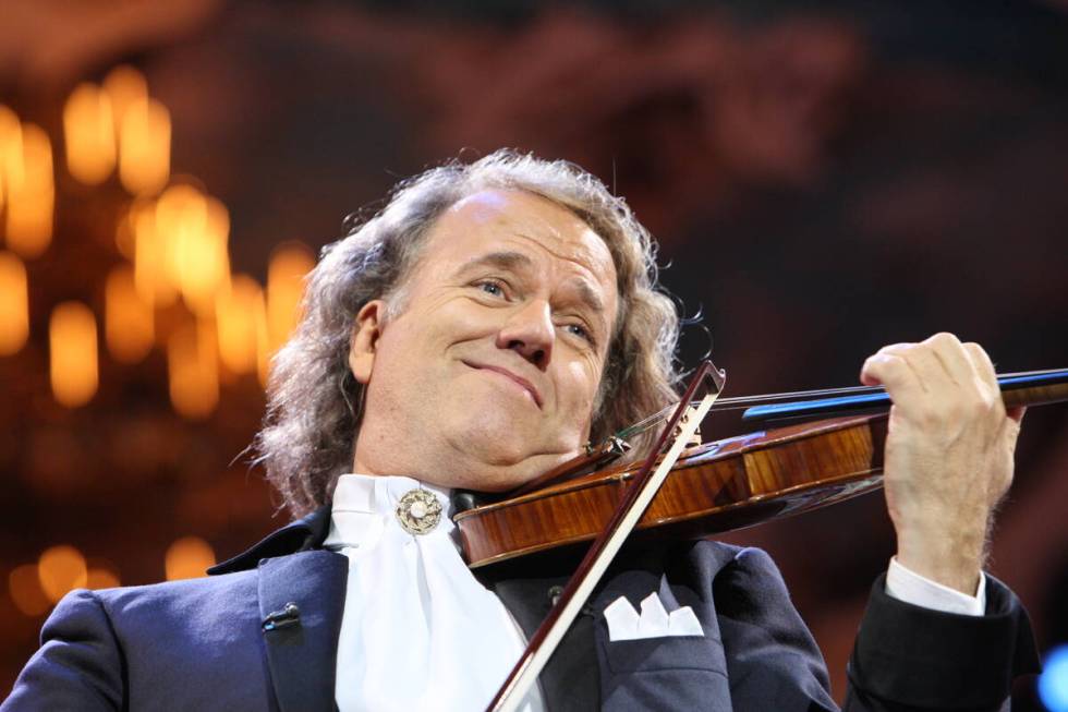 Classical violinist Andre Rieu. (Courtesy)