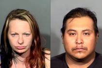 Evi Haggerton and Marco Salazar. (Las Vegas Metropolitan Police Department)