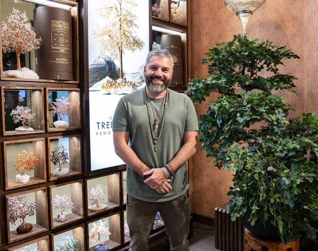 Vladi Bergman, founder and CEO of Karma and Luck poses for a photo at his retail store on Thurs ...
