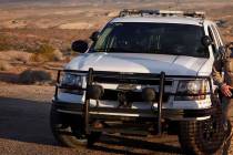 A Bureau of Land Management ranger's vehicle (Las Vegas Review-Journal)