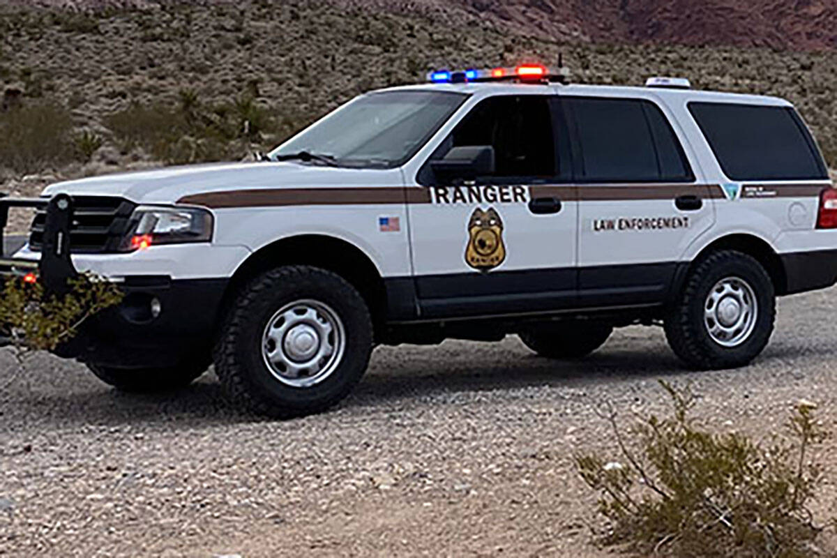 Bureau of Land Management ranger vehicle (David Wilson/Las Vegas Review-Journal)