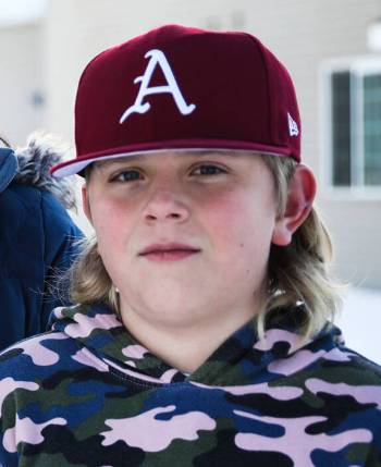 Jackson Durmeier, 11, shown outside his home on Jan. 26, 2022 in Driggs, Idaho. Jackson suffere ...