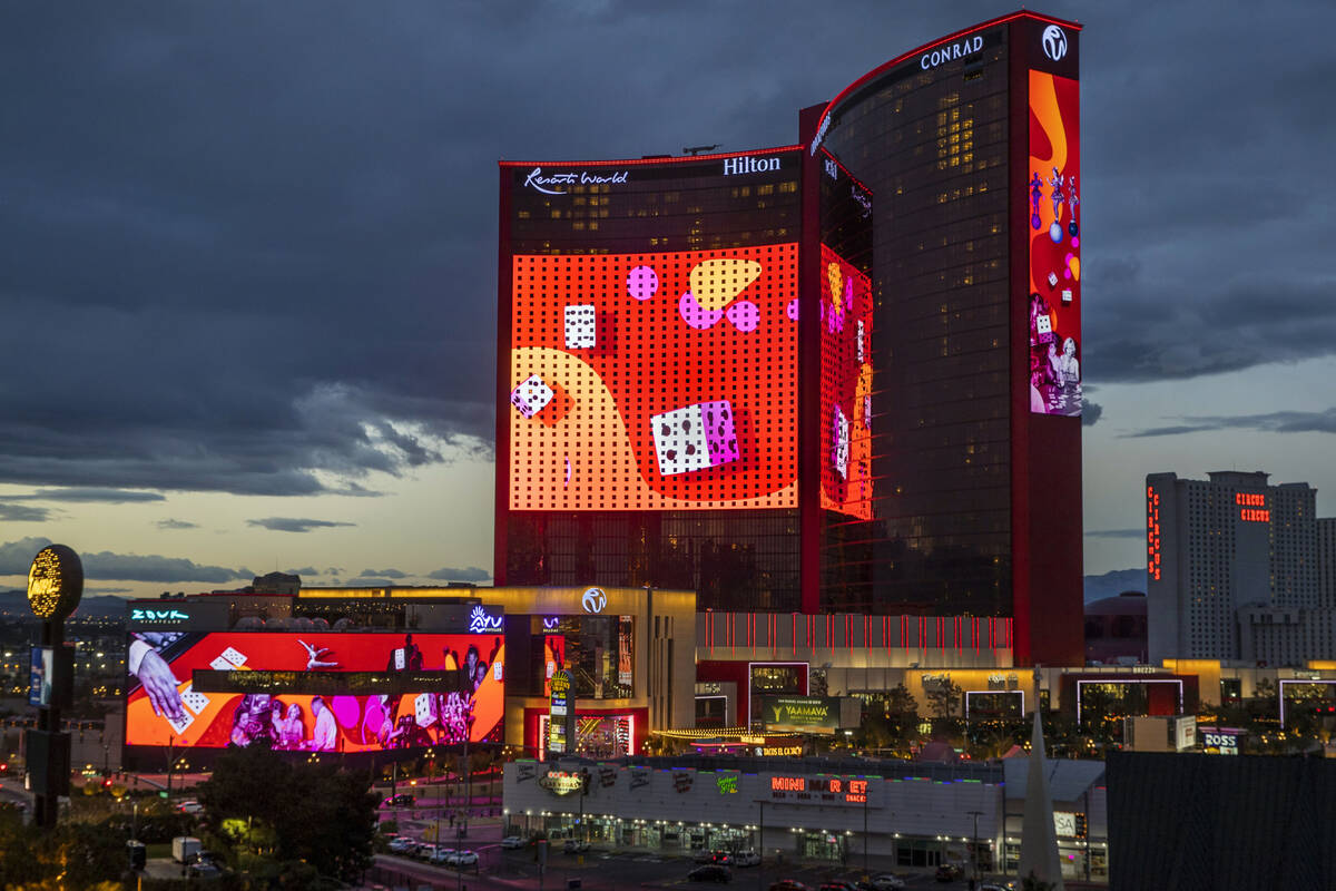 Resorts World Las Vegas. (L.E. Baskow/Las Vegas Review-Journal)