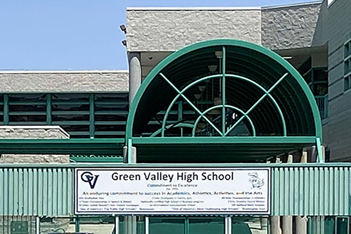 Green Valley High School (Las Vegas Review-Journal, file)