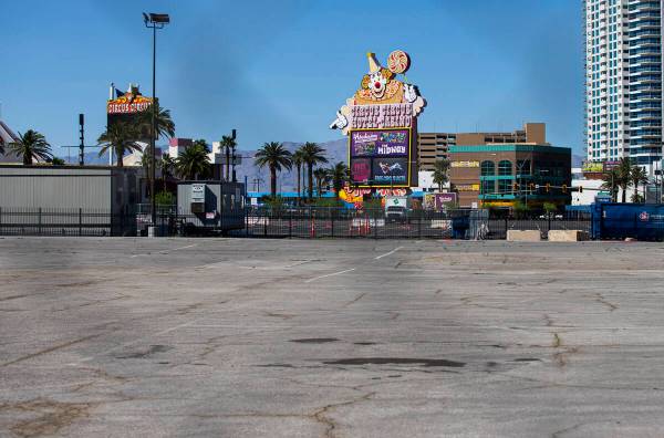 Land that was acquired by the Siegel Group is seen adjacent to the Peppermill, not pictured, al ...