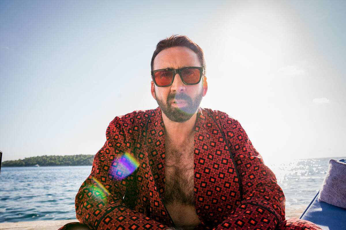 Nicolas Cage (“Nick Cage”) contemplates his career while poolside in Mallorca, Spain in "Th ...
