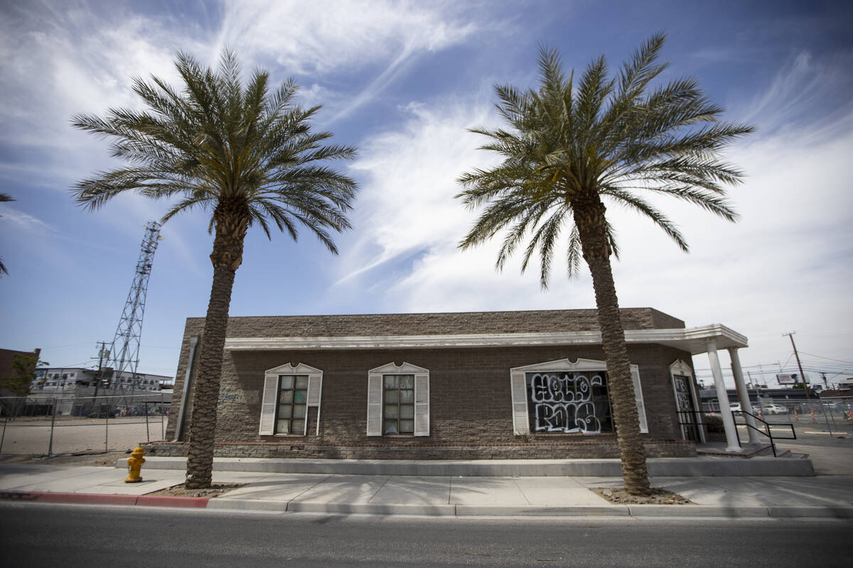 A vacant building at 1200 S. 3rd St., formerly Ideal Office Equipment store in Las Vegas, is se ...