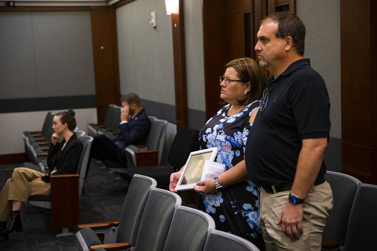 Sabrina Young and Jason Young, parents of Daniella Young, who was 13 when she died from an over ...