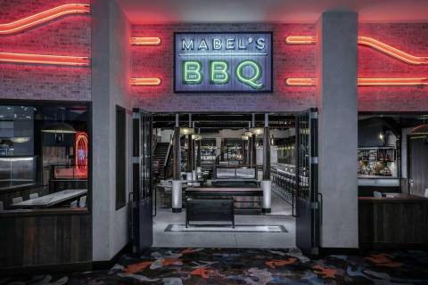A rendering of Mabel's BBQ by Chef Michael Symon. (Palms Casino Resort)