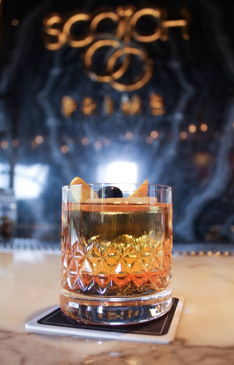 A whiskey cocktail at Scotch 80 Prime. (Palms Casino Resort)