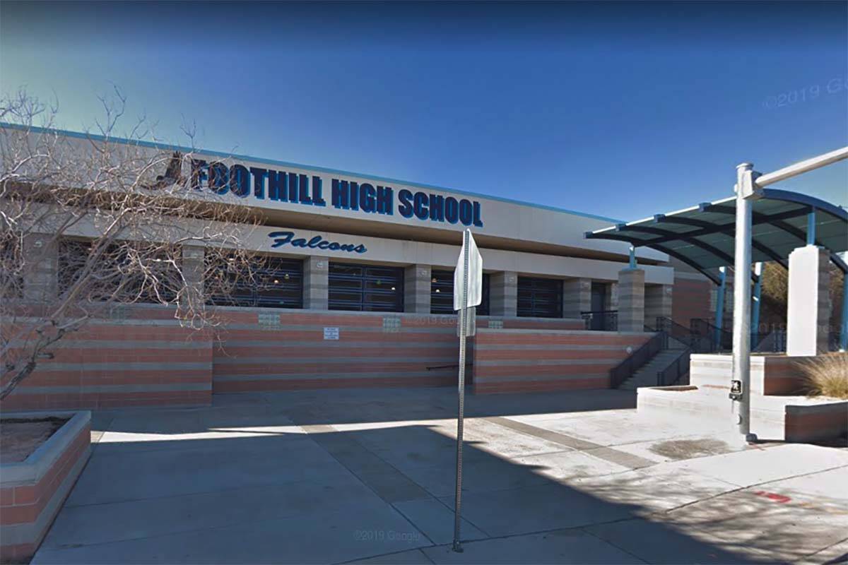 Foothill High School, Henderson (Google Street View)
