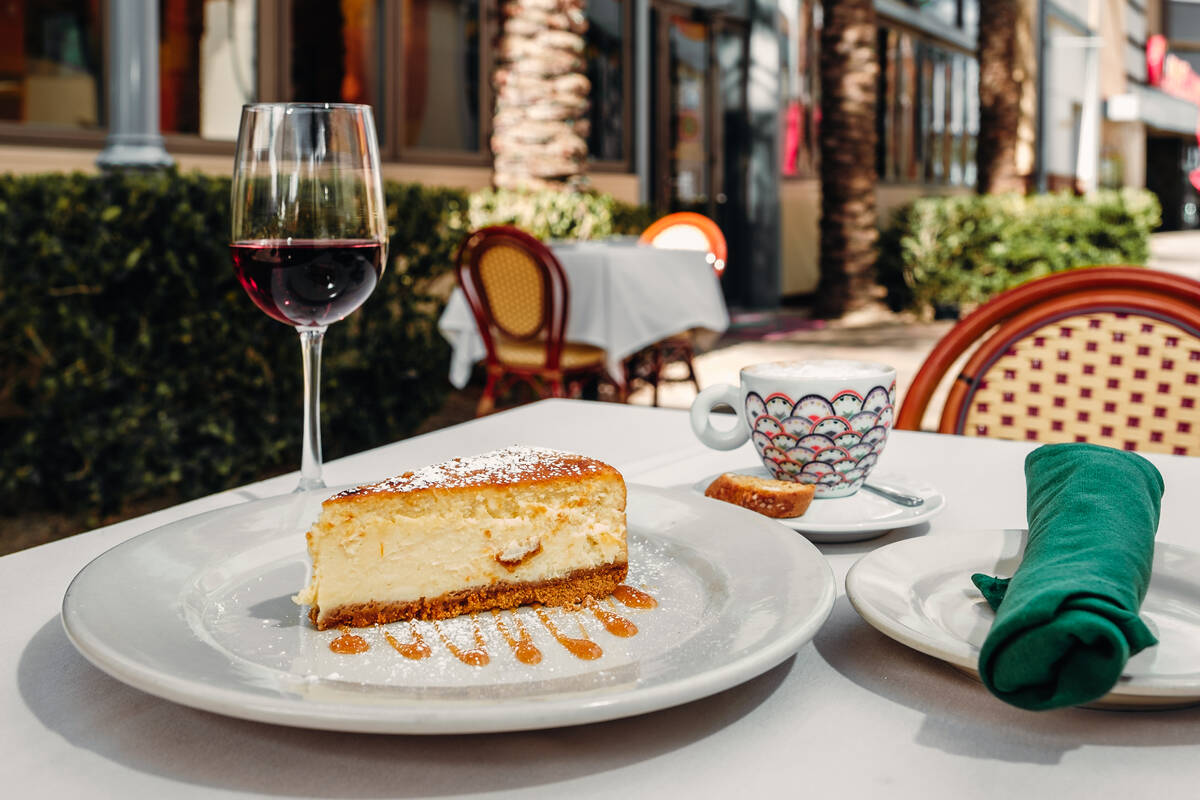 Ricotta cheesecake with a whisper of Grand Marnier is one of the Mother's Day 2022 specials at ...