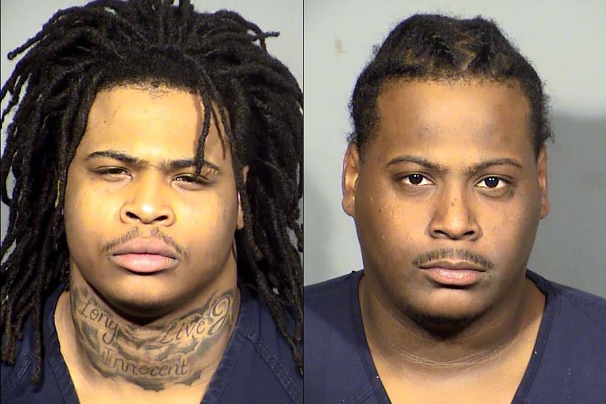 Kevon White, left, and Von White. (LVMPD)