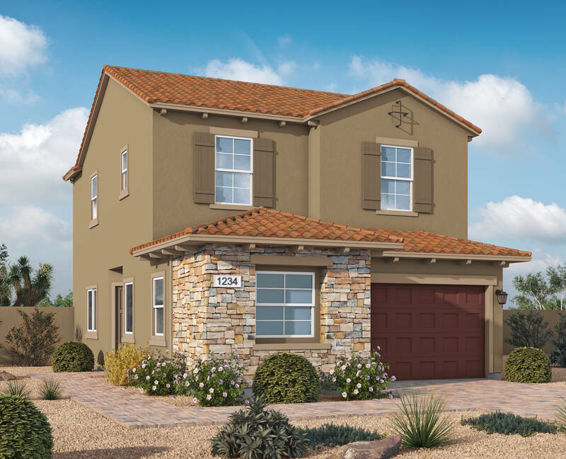 Libretto by StoryBook Homes in Cadence, a Henderson master-planned community, offers four model ...