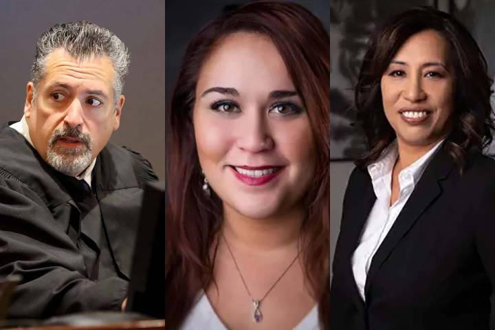 Joe Bonaventure, Shana Brouwers and Danielle “Pieper” Chio, candidates for Las Ve ...