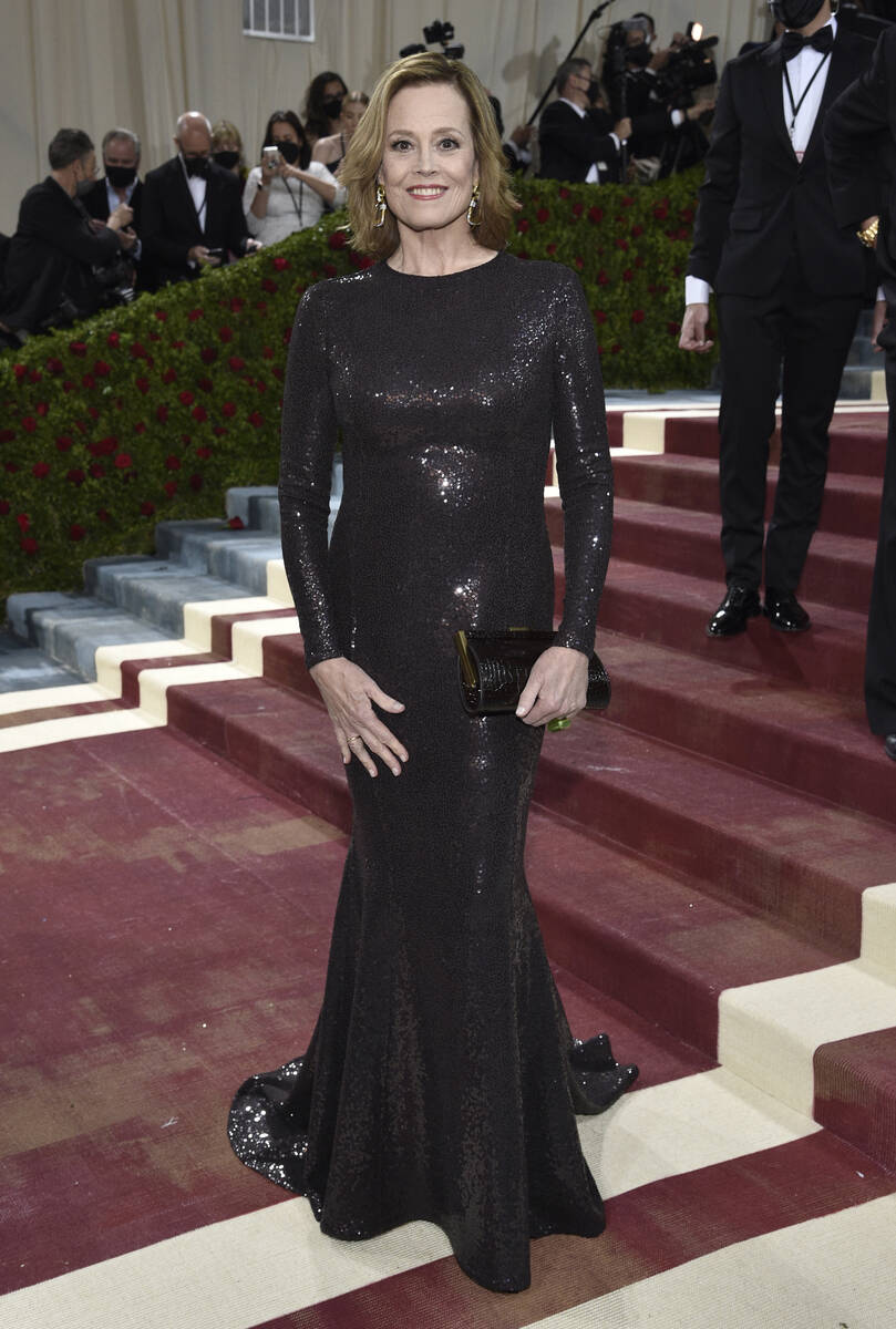 Sigourney Weaver attends The Metropolitan Museum of Art's Costume Institute benefit gala celebr ...
