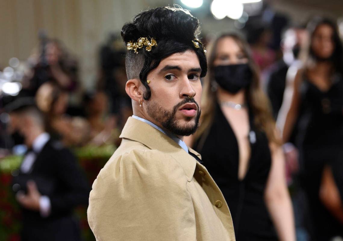 Bad Bunny attends The Metropolitan Museum of Art's Costume Institute benefit gala celebrating t ...